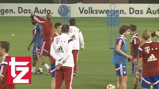 Guardiola schwärmt von David Alaba und zerstört ihm seine Frisur - FC Bayern in Doha 2015