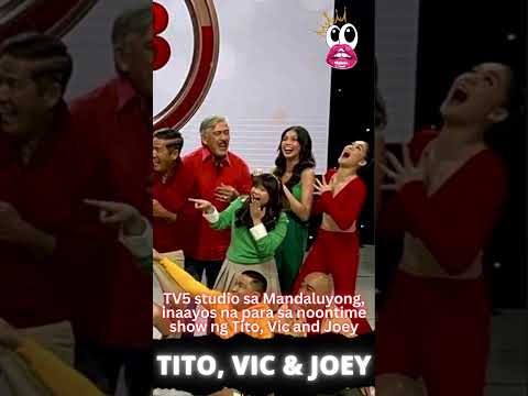 TV5 studio sa Mandaluyong, inaayos na para sa noontime show ng Tito, Vic and Joey