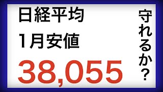 日経平均株価 2025/2/9 『1月安値38,055を守れるか否か』（円指数、ドル円USDJPY）