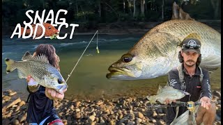 FISHING IN FAR NORTH QUEENSLAND (BARRAMUNDI, JUNGLE PERCH, QUEENFISH, MANGROVE JACK)