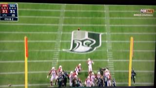 Chandler Catanzaro Game Winning Field goal after missed  steven hauschka FG