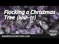 How to Flock a Christmas Tree (Flocking our Purple Tree!)