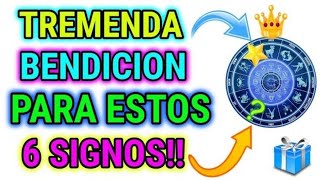 TREMENDA BENDICION PARA ESTOS 6 SIGNOS!! EL TAROT TE APOYA