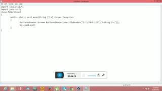 counting words in a given file using java program