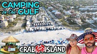 Camp Gulf Campground Tour | Crab Island Destin Florida