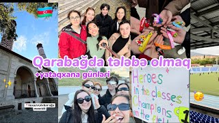 QARABAĞ VLOGU 🇦🇿💕/Qarabağ Universiteti✨/Tələbə həyatı/Şuşaya getdik❤️