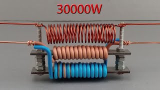 New how to make 230volt 30000watt free electricity energy for use at home