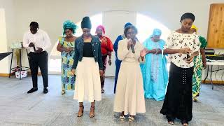 Haya Ndiyo maneno yake Yesu and Tumwombe Roho by Jerusalem Choir at LMPC TUCSON AZ on 04/19/2024