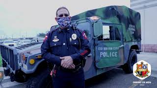 ECISD Police and Transportation Departments Relief Efforts