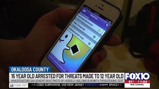 Okaloosa County teen charged with making threats on social media