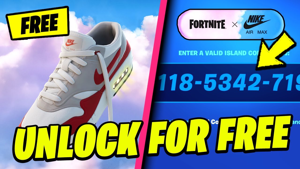 How To UNLOCK Fortnite X NIKE Air Max 1 Back Bling // Fortnite X NIKE ...