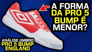 Qual TAMANHO comprar? 🤔 - Análise chuteira futsal Umbro Pro 5 Bump England Pack