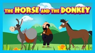 THE HORSE AND THE DONKEY - English Bedtime Story || Animated Storytelling - Kids Time