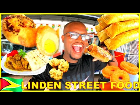 LINDEN GUYANA STREET FOOD TOUR | Guyanese Street Food In MacKenzie ...