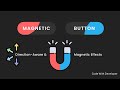 Magnetic & Direction-Aware Button Effects | CSS & Javascript