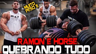 RAMON E HORSE JUNTOS NOVAMENTE - QUEBRANDO TUDO NA ACADEMIA !!!