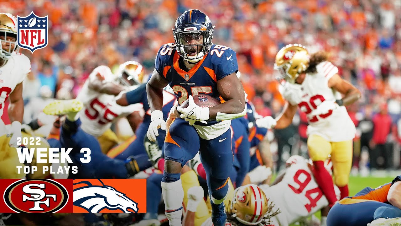 Denver Broncos Top Plays Vs. San Francisco 49ers | 2022 Regular Season ...