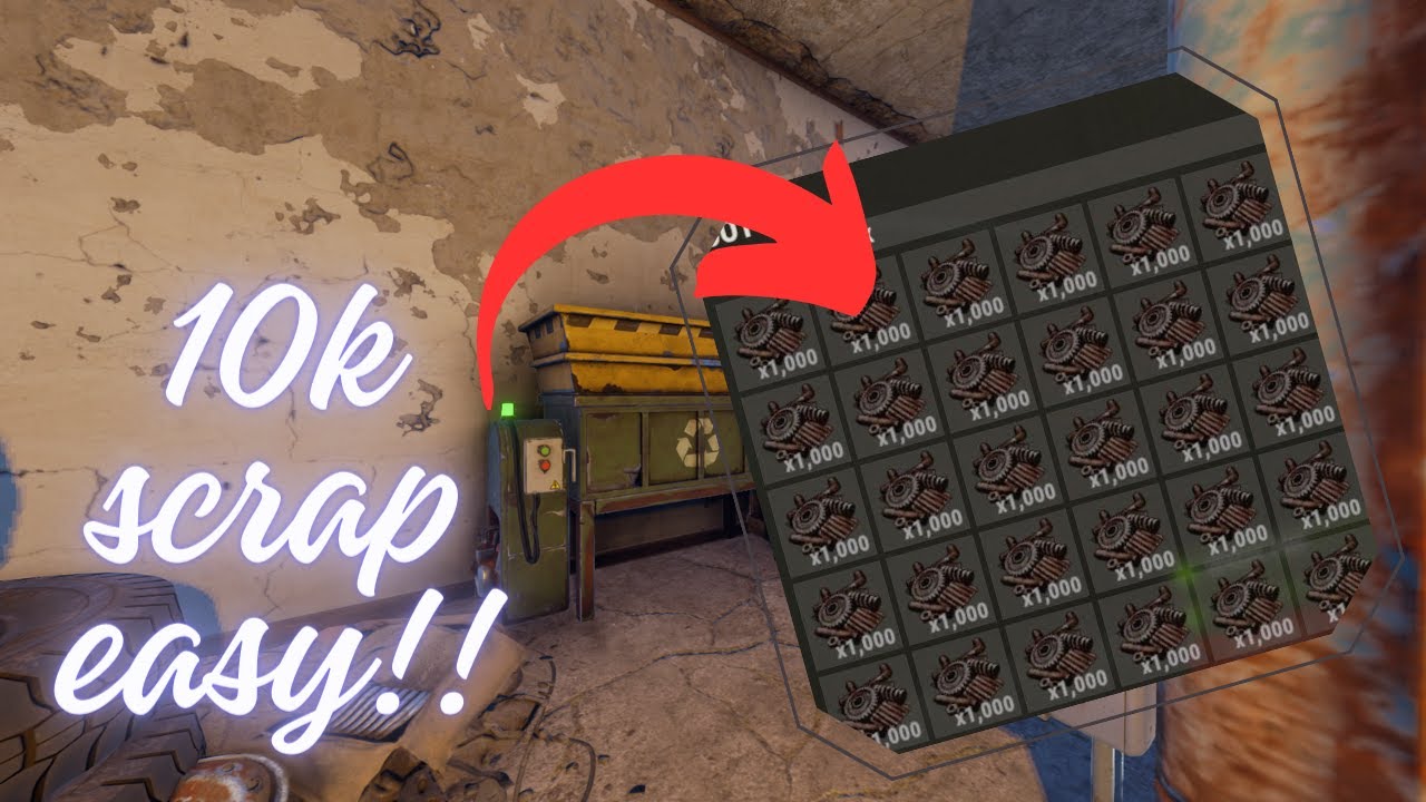How To Make Scrap Easy Rust Youtube