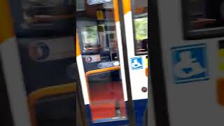 Stagecoach bus 34732 with double thumbs up