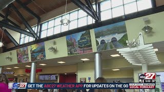 Local students create mural for a Pennsylvania Turnpike plaza