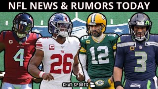 NFL Trade Rumors On Aaron Rodgers & Deshaun Watson + NFL News On Saquon Barkley And Russell Wilson