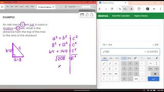 Pythagorean Theorem Word Problems Instructional Video