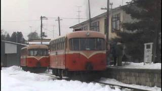 南部縦貫鉄道　七戸　レールバス始動