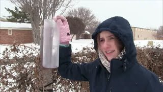 Measuring Snow - Taking a Core Sample