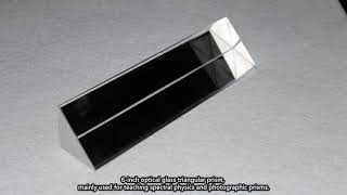 6 inch Optical Glass Triangular Prism