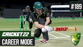 CRICKET 22 | CAREER MODE #189 | ON A HAT-TRICK...