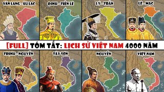 Lịch sử Việt Nam 4000 năm trong 8 tiếng (chi tiết & đầy đủ) | Tóm tắt lịch sử