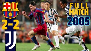 FULL MATCH | The day the world fell in love with Leo Messi | FC Barcelona – Juventus (2005)
