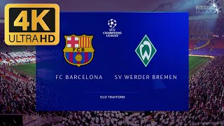 FIFA 23 - FC BARCELONA VS SV WERDER BREMEN - UEFA CHAMPIONS LEAGUE FINAL