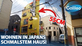 Japans schmalstes Haus: So kreativ lebt es sich im 55cm breiten Haus!