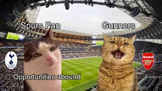 CAT MEMES  Tottenham Hotspur vs Arsenal