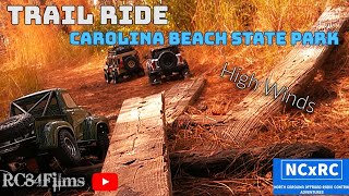 Traxxas trx4, Axial Ford Trailing At Carolina Beach State Park