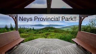 We Explored a WWII Prisoner of War Camp??? Neys Provincial Park. Northern Ontario Camping Trip Part2