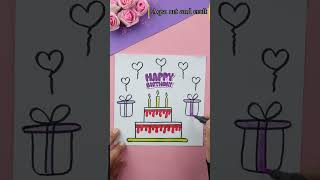 Birthday Card Ideas | Birthday Greeting Cards Latest Design Handmade | #whitepapercard