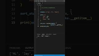 CLEAN Python Sorting!! #python #programming #coding