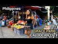 A daily Life in GRACE PARK,East Caloocan City.Philippines| Walk Tour [4K]