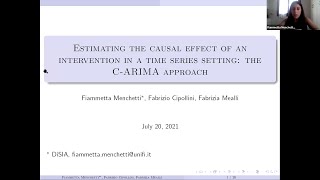 Fiammetta Menchetti: Estimating the causal effect of an intervention in a time series setting