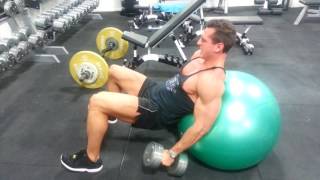 Eccentric Incline Dumbbell Curls