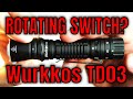 Wurkkos TD03: Tactical-style Flashlight With Rotating Switch