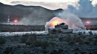 US Military M1 Abrams Tanks & AH-64 Apache Helicopters Unleash Hell During Massive Live Fire Action