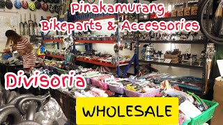 PINAKAMURANG BIKE PARTS AND ACCESSORIES SA DIVISORIA | WHOLESALE | Crankset Hubs Cogs Pedals Saddle