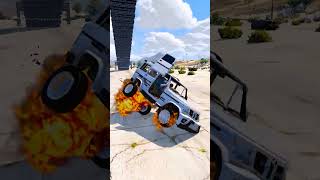 Mahindra Thar Vs Bolero Vs Wood Stair Down Breakable Challenge Track  gta v