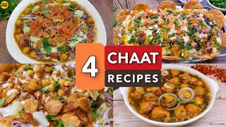 4 Special Chaat Recipe For Iftar Menu by Aqsa's Cuisine, Aloo Chana Chaat, Kathiyawari, Papri Chaat