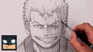 How To Draw Zoro | One Piece Sketch Tutorial