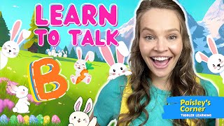 Learn to Talk Bunny Special w/ Surprise Eggs | Learn Colors & Counting | Toddler Learning Videos