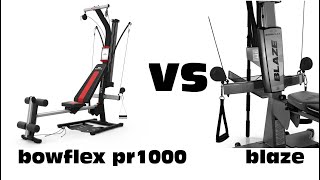 Bowflex pr1000 vs  Bowflex Blaze home gym and how to put more weight